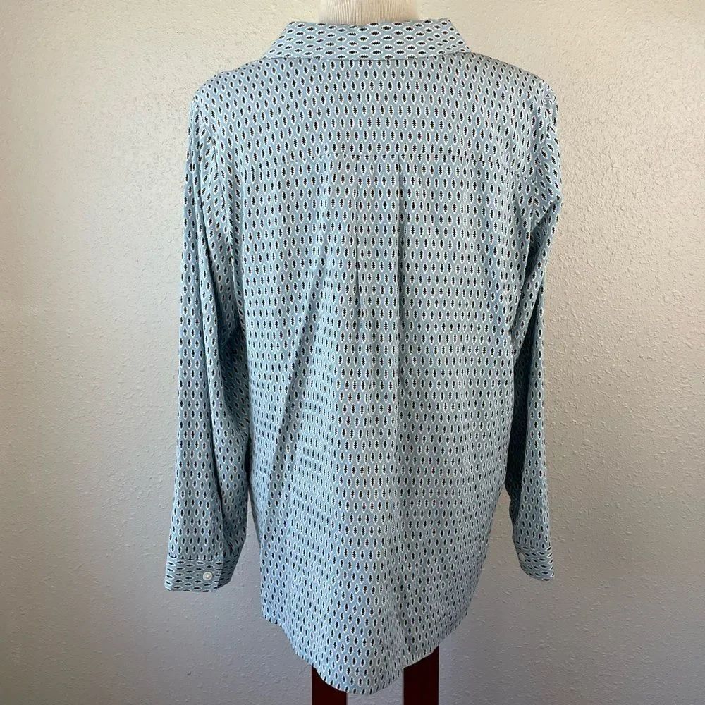 J. Jill Button Down Top Size M Petite EUC - Picture 6 of 9